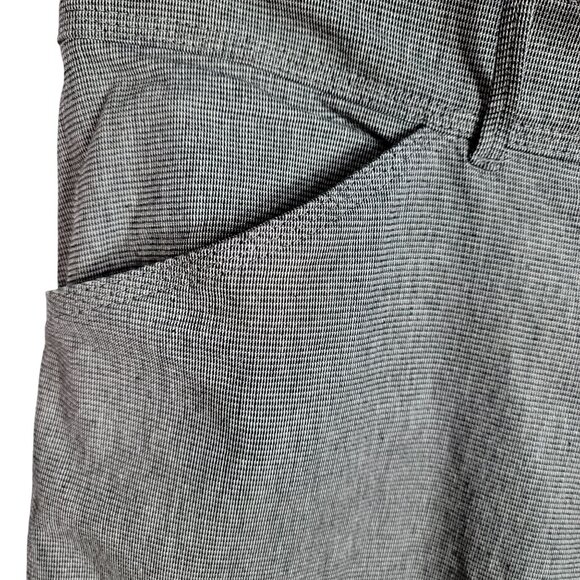 Lee Herringbone Pants Gray 18W Natural Straight Leg Just Below Waist Zip Button - Picture 3 of 8